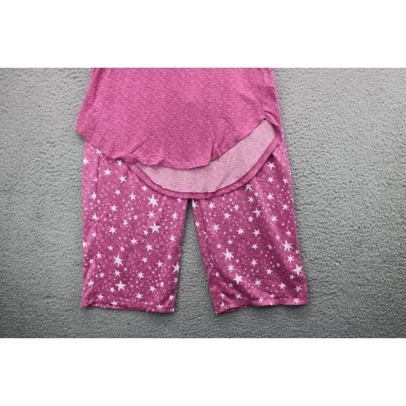 Women's Roudelain Pajama Set-Size Medium-Capris-Tank top-Polyester - Picture 2 of 10
